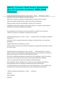 QMAP Course Final Exam Questions and All Correct Answers 2025-2026 Updated&period;