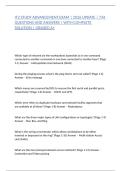 IT2 STUDY ADVANCEMENT EXAM &vert; 2026 UPDATE &vert; 734 QUESTIONS AND ANSWERS &vert; WITH COMPLETE SOLUTION &vert; GRADED A&plus;