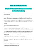 DaVita RN Final Exam 2026&sol;2027 &vert; Hemodialysis Nursing Questions & Verified Answers
