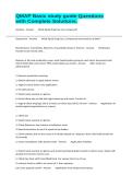 QMAP Basic study guide Questions with Complete Solutions&period;