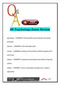 AP Psychology &ndash; Complete Exam Review Notes with Key Theories&comma; Terms & Practice Concepts &vert; 2026  Prep