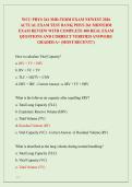 WCU PHYS 261 MID-TERM EXAM NEWEST 2026  ACTUAL EXAM TEST BANK&vert; PHYS 261 MIDTERM  EXAM REVIEW WITH COMPLETE 400 REAL EXAM  QUESTIONS AND CORRECT VERIFIED ANSWERS&sol;  ALREADY GRADED A&plus; &lpar;MOST RECENT&excl;&excl;&rpar; 