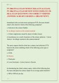 PN 3006 FINAL EXAM NEWEST 2026 ACTUAL EXAM&vert;  PN 3006 FINAL EXAM REVIEW WITH COMPLETE 250  REAL EXAM QUESTIONS AND CORRECT VERIFIED  ANSWERS&sol; ALREADY GRADED A&plus; &lpar;BRAND NEW&excl;&excl;&rpar; 