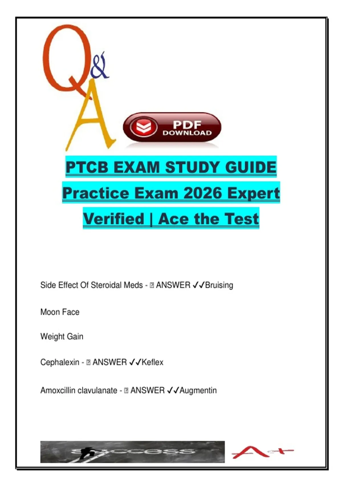Ptcb Test Example PTCB Exam Practice 2026 | 90 Questions with Answers | Drug Schedules ...