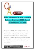 WGU D664 EXAM COMPLETE PACKAGE DEAL