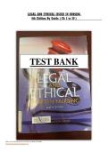 LEGAL AND ETHICAL ISSUES IN NURSING   6th Edition By Guido &lpar; Ch 1 to 20 &rpar; 