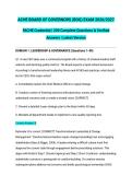 ACHE Board of Governors &lpar;BOG&rpar; Exam 2026&sol;2027 &vert; FACHE Credential &vert; 200 Questions & Verified Answers