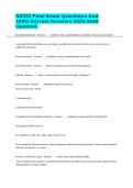 N3333 Final Exam Questions And 100&percnt; Correct Answers 2025-2026 Updated&period;