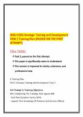 WGU D353 Strategic Training and Development TASK 2 Training Plan &lpar;PASSED ON THE FIRST ATTEMPT&rpar;&period;pdf