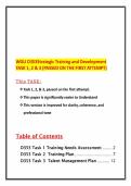 WGU D353Strategic Training and Development TASK 1&comma; 2 & 3 &lpar;PASSED ON THE FIRST ATTEMPT&rpar;&period;pdf