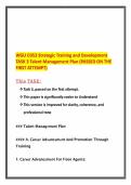 WGU D353 Strategic Training and Development TASK 3 Talent Management Plan &lpar;PASSED ON THE FIRST ATTEMPT&rpar;&period;pdf