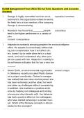BUSM Management Final UPDATED ACTUAL Questions and Accurate Answers