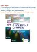 Test Bank Davis Advantage For Wilkinson's Fundamentals Of Nursing &lpar;2 Volume Set&rpar; Theory&comma; Concepts&comma; And Applications By &lpar;Leslie S&period; Treas&comma; Karen L&period; Barnett&comma; Mable H&period; Smith&rpar; 5th Edition 2025