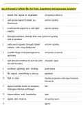 bio 219 exam 2 UPDATED ACTUAL Questions and Accurate Answers