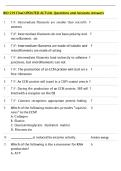 BIO 219 Final UPDATED ACTUAL Questions and Accurate Answers