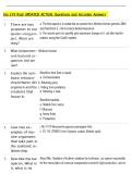 bio 219 final UPDATED ACTUAL Questions and Accurate Answers