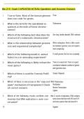 Bio 219 - Exam 3 UPDATED ACTUAL Questions and Accurate Answers