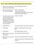 Bio 219 - Exam 4 UPDATED ACTUAL Questions and Accurate Answers