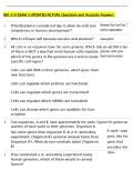 BIO 219 EXAM 3 UPDATED ACTUAL Questions and Accurate Answers