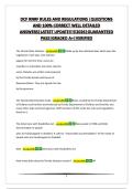 DCF RNRF RULES AND REGULATIONS &vert;QUESTIONS AND 100&percnt; CORRECT WELL DETAILED ANSWERS&vert;LATEST UPDATE&excl;&excl;&excl;&excl;&excl;2026&vert;GUARANTEED PASS&vert;GRADED A&plus;&vert;VERIFIED