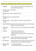 BIO 219 Exam 2 UPDATED ACTUAL Questions and Accurate Answers