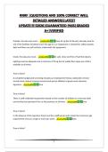 RNRF &vert;QUESTIONS AND 100&percnt; CORRECT WELL DETAILED ANSWERS&vert;LATEST UPDATE&excl;&excl;&excl;&excl;&excl;2026&vert;GUARANTEED PASS&vert;GRADED A&plus;&vert;VERIFIED