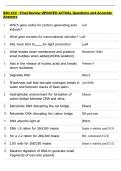 BIO 219 - Final Review UPDATED ACTUAL Questions and Accurate Answers