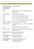 bio 219 exam 3 UPDATED ACTUAL Questions and Accurate Answers