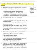 Bio 219 Exam 1 WVU DHL UPDATED ACTUAL Questions and Accurate Answers