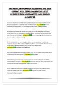 SWA REGULAR OPERATION&vert;QUESTIONS AND 100&percnt; CORRECT WELL DETAILED ANSWERS&vert;LATEST UPDATE&excl;&excl;&excl;&excl;&excl;2026&vert;GUARANTEED PASS&vert;GRADED A&plus;&vert;VERIFIED