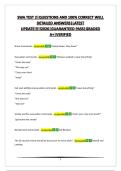 SWA TEST 2&vert;QUESTIONS AND 100&percnt; CORRECT WELL DETAILED ANSWERS&vert;LATEST UPDATE&excl;&excl;&excl;&excl;&excl;2026&vert;GUARANTEED PASS&vert;GRADED A&plus;&vert;VERIFIED