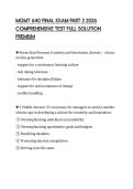 MGMT 640 FINAL EXAM PART 2 2026  COMPREHENSIVE TEST FULL SOLUTION  PREMIUM