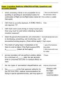 Exam 2 Aviation Medicine UPDATED ACTUAL Questions and accurate Answers