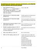 UH-60M Study Set &lpar;Systems&comma; Aeromed&comma; Aerdynamics&comma; ect&rpar; UPDATED ACTUAL Questions and Accurate Answers