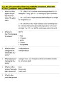 TC 3-04&period;93 Aeromedical Training for Flight Personnel UPDATED ACTUAL Questions and Accurate Answers