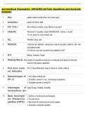 Aeromedical Evacuation UPDATED ACTUAL Questions and Accurate Answers