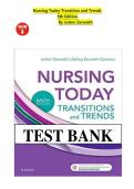 Test Bank &ndash; Nursing Today&colon; Transition and Trends 9th Edition &vert; Zerwekh & Garneau &vert; Latest Update 2026 &vert; Graded A&plus; Exam Prep