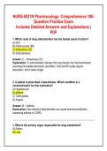 Walden University NURS6521 Advanced Pharmacology Full Bundle &vert; 2026&ndash;2027 Week 1&ndash;11 Questions & Answers PDF