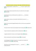 SLA Final Exam Questions and Answers &vert;New Update