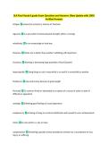 SLA Final Vocab 6 grade Exam Questions and Answers &vert;New Update