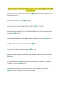 Spaatz Aerospace Mini Exam Questions and Answers&vert; New Update