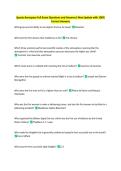 Full Package-&colon;&colon;Spaatz Aerospace Exams with Correct Answers&lpar;Latest&rpar;