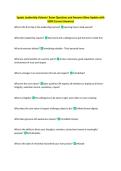 Spaatz Leadership Volume I Exam Questions and Answers
