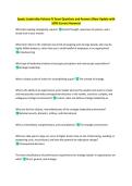 Spaatz Leadership Volume IV Exam Questions and Answers