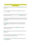 Package-&colon;&colon;Spaatz Leadership Exams with CORRECT Answers &lpar;Latest&rpar;