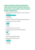 ILLINOIS COSMETOLOGY MOCK EXAM QUESTIONS  FORM A REAL EXAM LATEST 2026-2027 UPDATE WITH  100 QUESTIONS & 100&percnt; CORRECT DETAILED ANSWERS  GRADED A&plus; &lpar;BRAND NEW&excl;&excl;&rpar; 