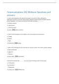Communications 101 Midterm Questions and  answers 