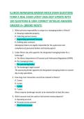ILLINOIS MANAGING BROKER MOCK EXAM QUESTIONS  FORM A REAL EXAM LATEST 2026-2027 UPDATE WITH  100 QUESTIONS & 100&percnt; CORRECT DETAILED ANSWERS  GRADED A&plus; &lpar;BRAND NEW&excl;&excl;