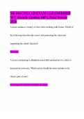 NR 446 COLLAB EXAM 1 LEADERSHIP MT&vert; Already Graded 100&percnt; Pass&vert; Newest 2026