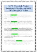 CAPM - Domain 1&colon; Project Management Fundamentals and Core Concepts 2026 Test